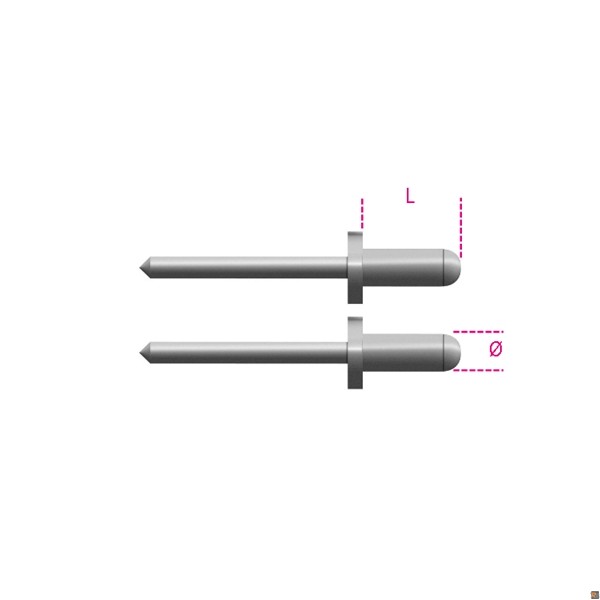 1741RV4K - RIVETTI IN ALLUMINIO