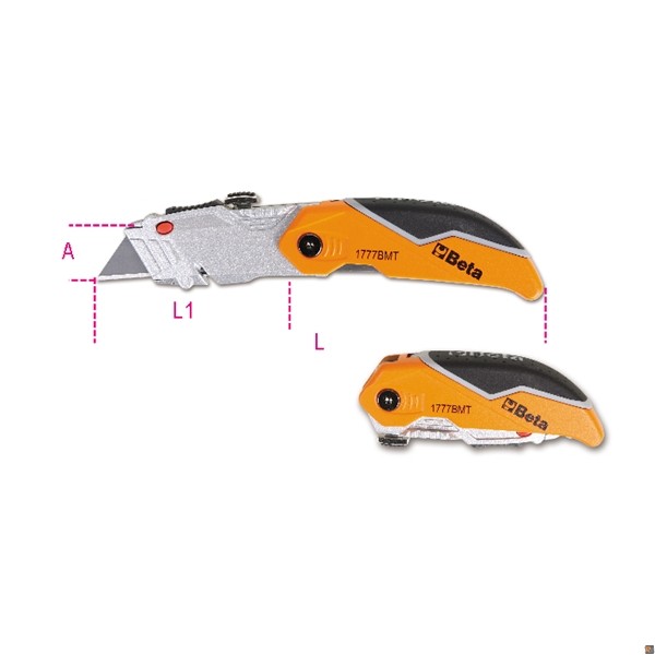 CUTTER SERRAMANICO 5 POSIZ.+ 2 LAME BMT - 1777 BMT