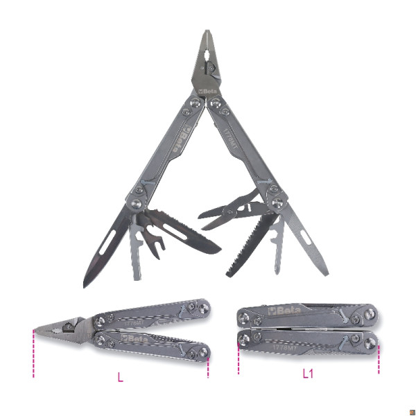 1778MT UTENSILI MULTIFUNZIONE CON FODERO E BITS