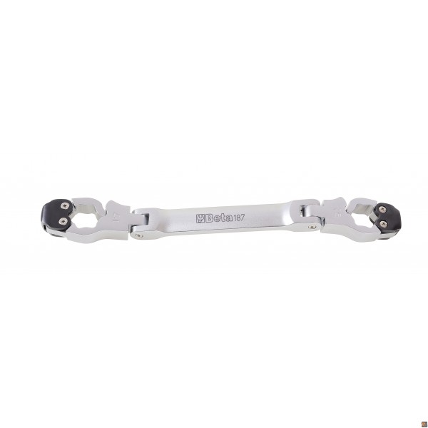 Serie di 5 chiavi esagonali apribili snodate in busta. Ideale per raccordi di tubazione 187/B5