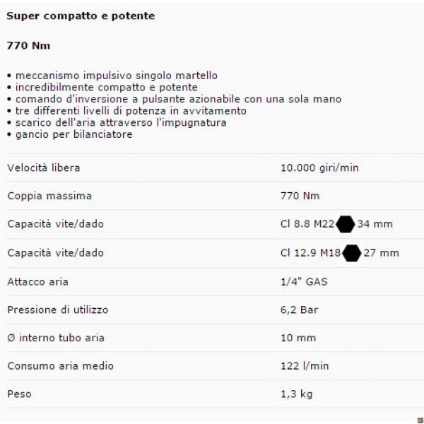 1927XM/K5 - AVVITATORE REVERSIBILE IN VALIGETTA CON 5 BUSSOLE