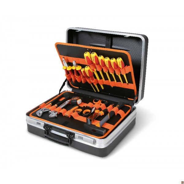 2028ET/A VALIGIA CON ASSORTIMENTO DI 70 UTENSILI PER ELETTROTECNICA BETA UTENSILI 020281018