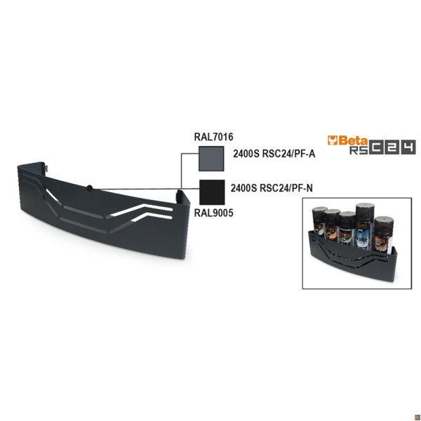 PORTAFLACONI BLACK RSC24/PF-N BETA 024004906