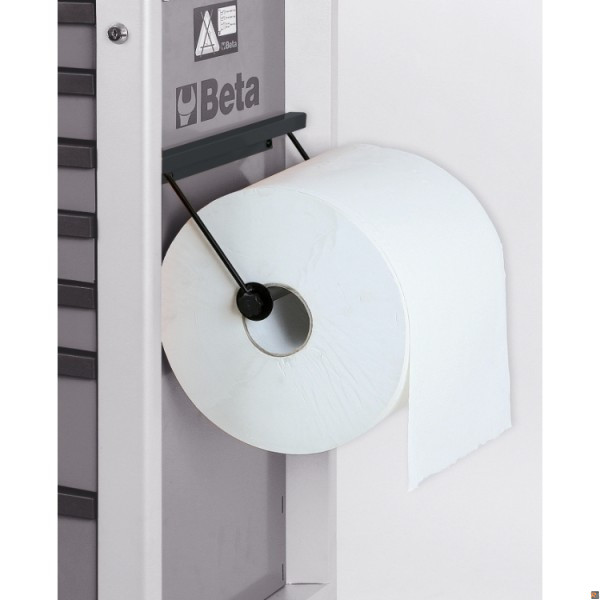 2400 RSC24/PC - Portacarta NERO per rotoli preforati per cassettiera RSC24 BETA