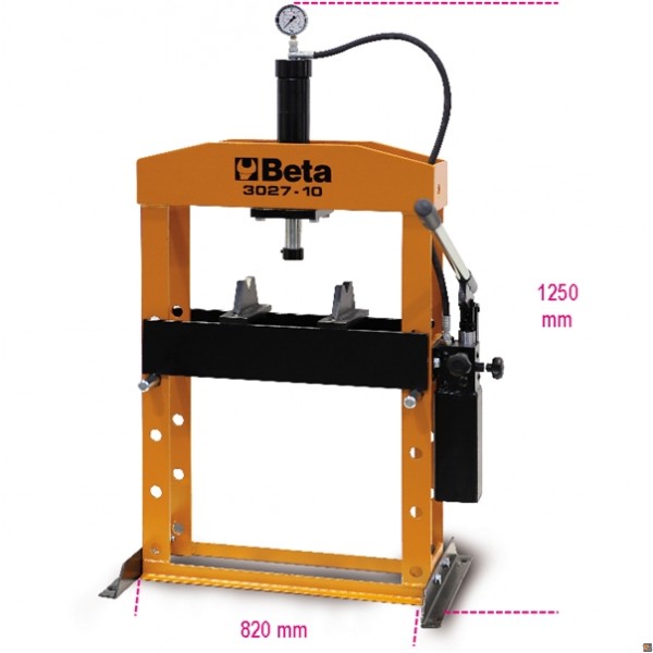 3027 10 - PRESSA IDRAULICA DA BANCO CON PISTONE MOBILE