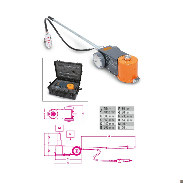 3065/20-10T - SOLLEVATORI OLEOPNEUMATICI /20-10T