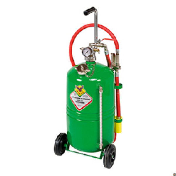 Distributore olio pneumatico carrellato Raasm da 24 litri 33024