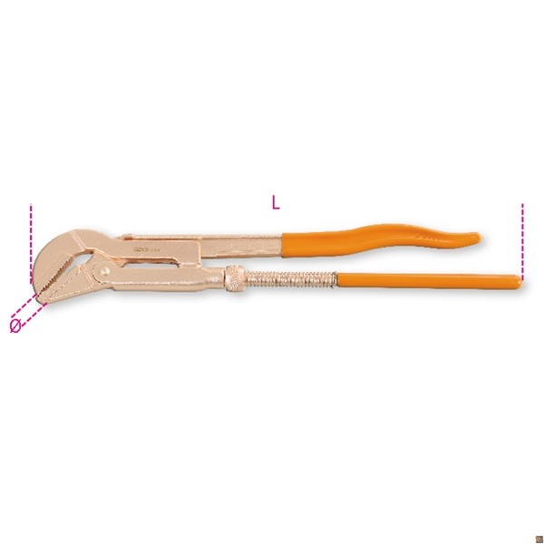 378BA-530 - GIRATUBI MODELLO SVEDESE ANTISCINTILLA