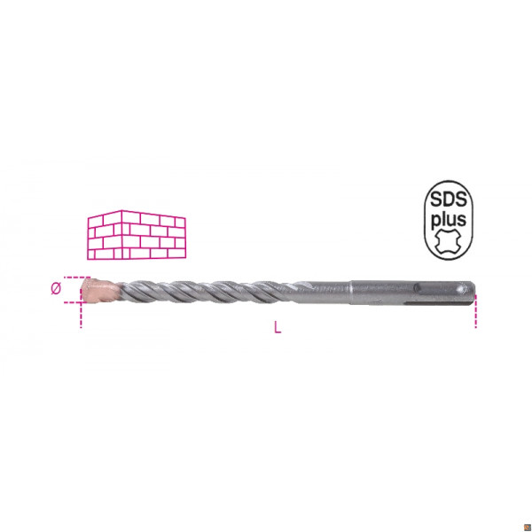 419 8X310 PUNTE MURO ATTACCO SDS-PLUS 8X310 BETA UTENSILI 004190038