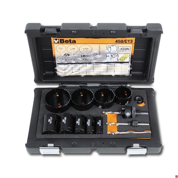 450/C13 - ASSORTIMENTO DI SEGHE A TAZZA ED ACCESSORI PER INSTALLATORI