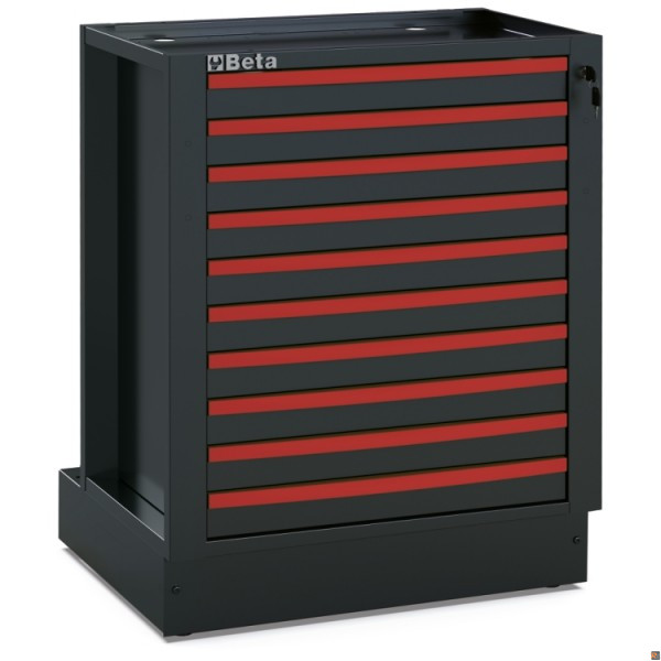 5000 RSC50/KFC - Kit 10 frontalini colorati per cassetto arredo officina RSC50 - ORANGE