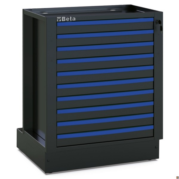 5000 RSC50/KFC - Kit 10 frontalini colorati per cassetto arredo officina RSC50 - BLUE