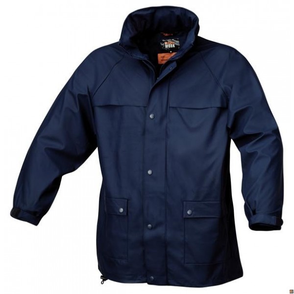 GIACCHE ANTIPIOGGIA PVC BLU