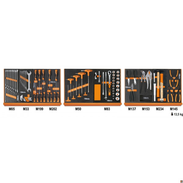 5904VU/1M CONTENUTO 91 UTENSILI C24S-C39 BETA UTENSILI 059041201
