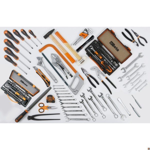BORSA PORTA UTENSILI C12 CON ASSORTIMENTO DI 111 UTENSILI ELETTROTECNICA BETA 021121056