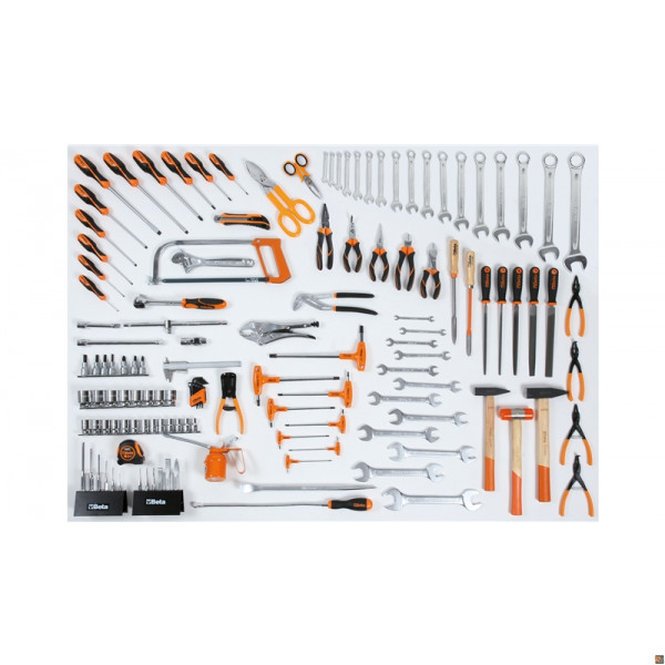 5957U-P CONTENUTI 133 UTENSILI PARETI C55P-C57P BETA UTENSILI 059571004