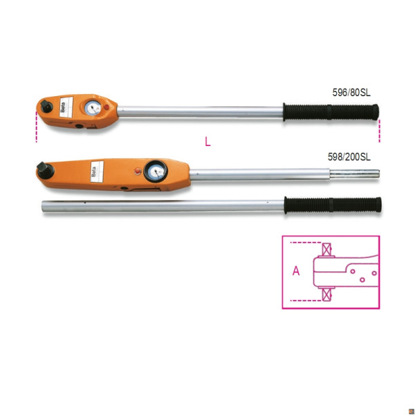 596/40SL DINAMOMETRICHE LET DIRET 3/4X400NM /40SL