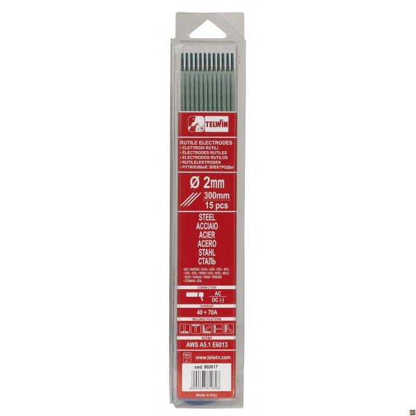 ELETTRODI RUTILI D. 2 MM 15PZ