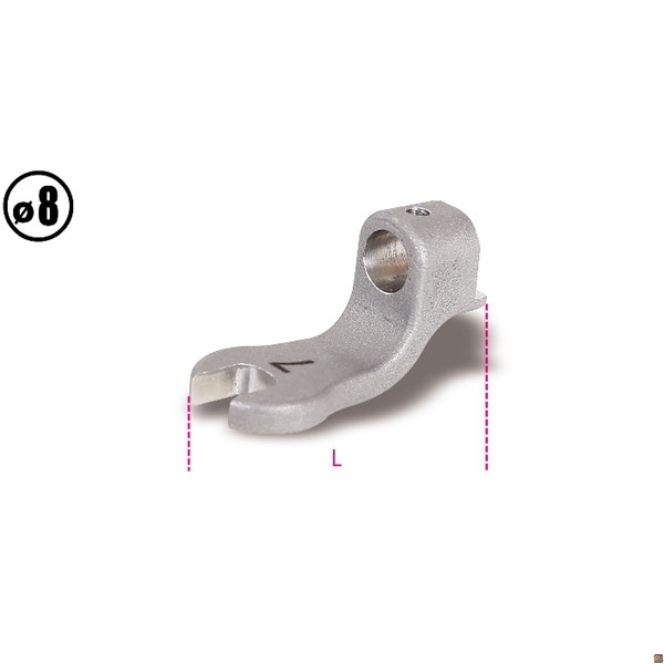 641 - CHIAVI A FORCHETTA PER BARRE DINAMOMETRICHE 604B/5 E 604B/10 - 10mm