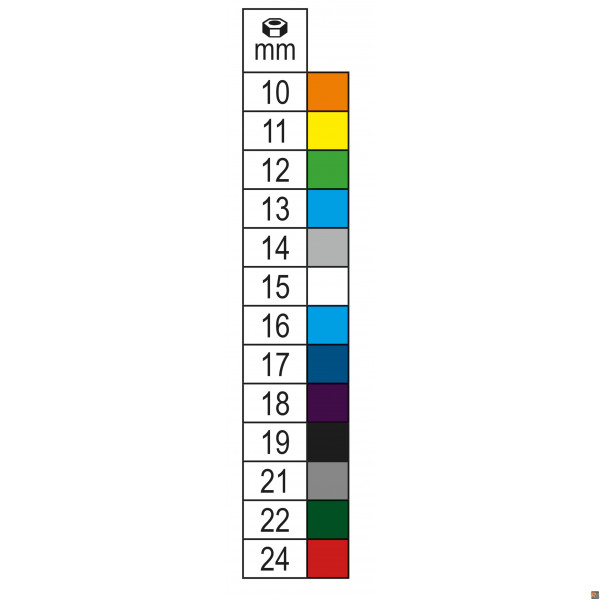 720MC 16 BUSSOLE A MACCHINA MULTICOLOR 1/2 16 BETA UTENSILI 007202016