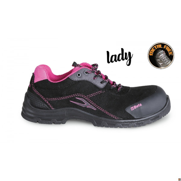 7214LN SCARPE BASSE LADY PELLE S3 BLACK LN