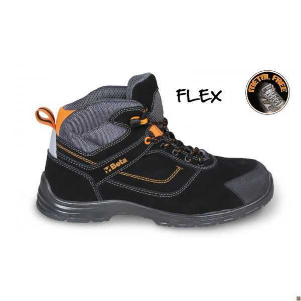 7218FN SCARPE ALTE PELLE FLEX S3 BLACK FN 48 BETA UTENSILI 072180048 REMMTOOLS