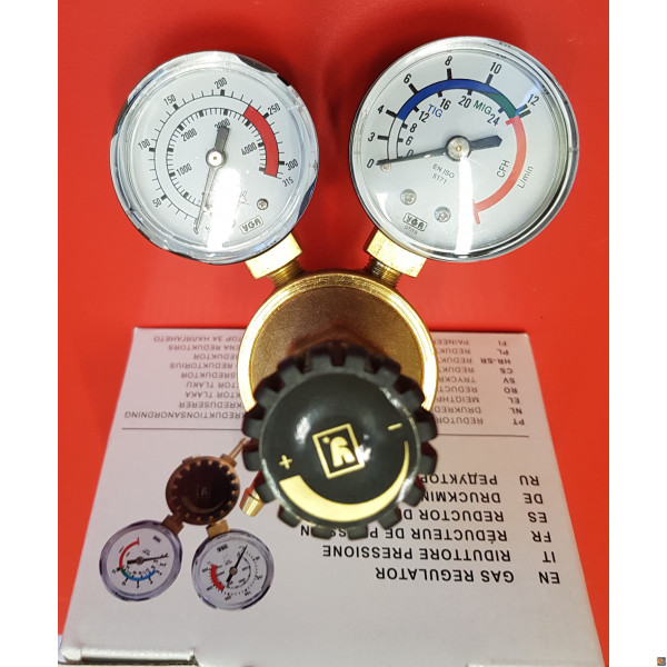 RIDUTTORE PRESSIONE 2 MANOMETRI TELWIN 722119