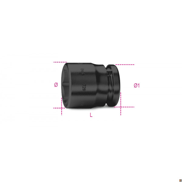 728AS 1" BUSSOLE MACCHINA 3/4 AS 1"