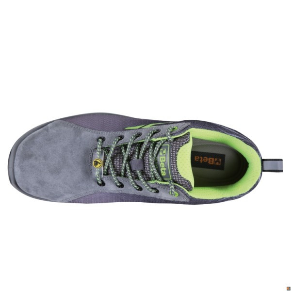 7316NG - ​​Scarpe in mesh ad alta traspirazione e pelle scamosciata con supporto di stabilità al tallone BETA UTENSILI