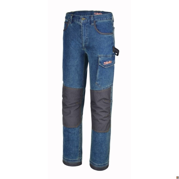 Jeans da lavoro elasticizzato, con rinforzi - Beta 7530
