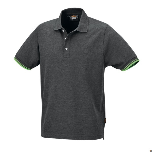 7547G - Polo 3 bottoni in 100% cotone 200 g, grigio BETA UTENSILI