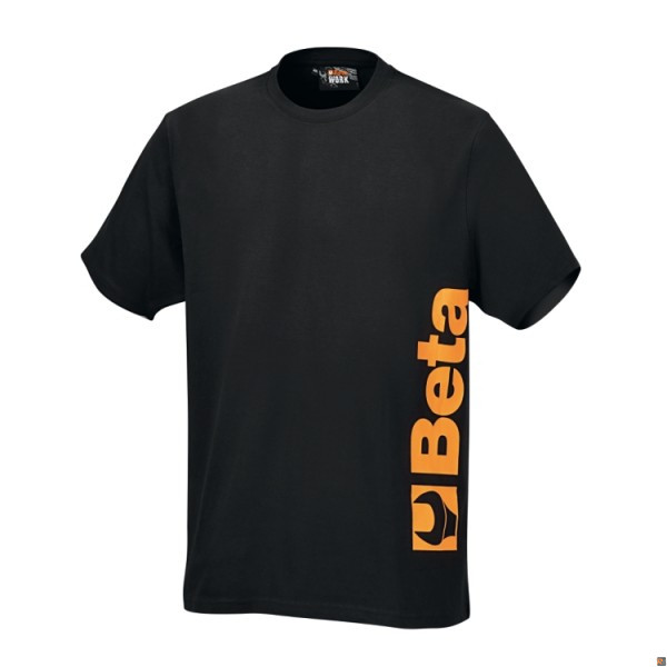 7549N T-shirt 100% cotone colore nero BETA UTENSILI