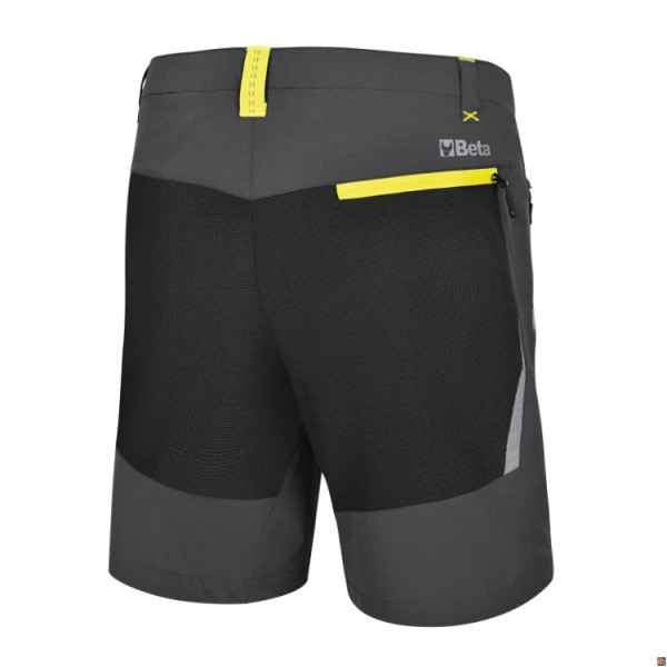 7611G - Bermuda work trekking LIGHT in tessuto elasticizzato
