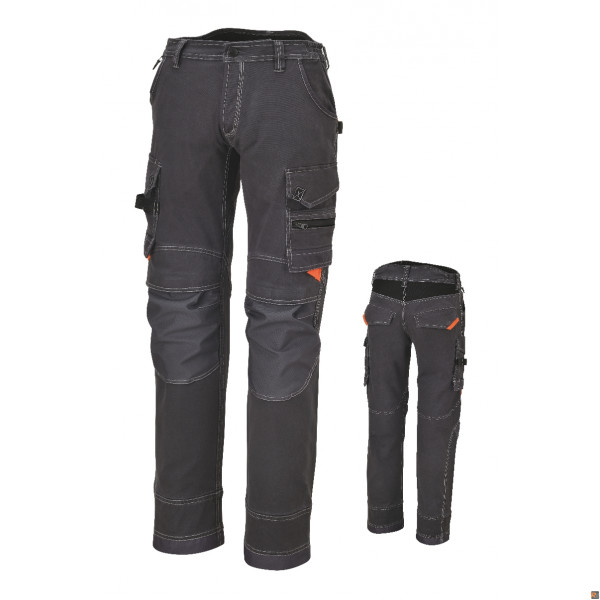 7816G PANTALONI MULTITASCHE GREY 