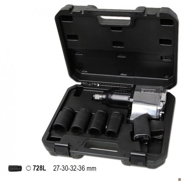 ASSORTIMENTO DI UN AVVITATORE REVERSIBILE E 4 BUSSOLE MACCHINA SERIA LUNGA