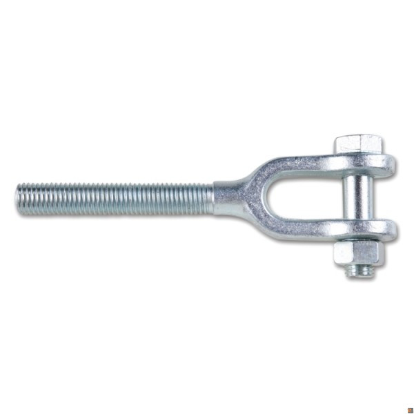 8009FD - forcelle per tenditori zincate - FILETTATURA DESTRA