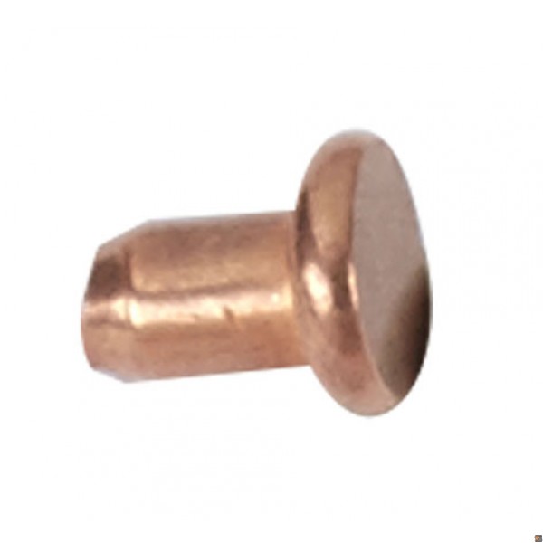 KIT 100 RIBATTINI LISCI FE-CU ï† 3X4,5