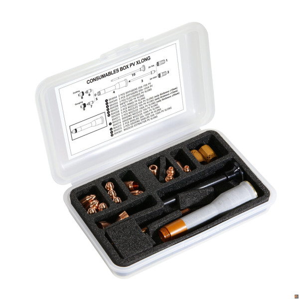 BOX CONSUMABILI PV XLONG PER TORCE PLASMA PV