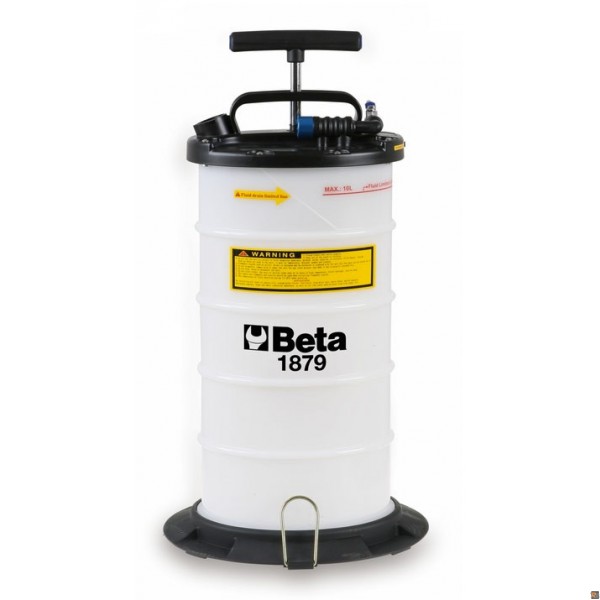 ASPIRATORE LIQUIDI MANUALE E PNEUMATICO DA 9,5 LT