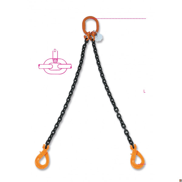 8092SL D8-1 PENDENTI 8MM 2 BRACCI EN818 MT1 C8SL