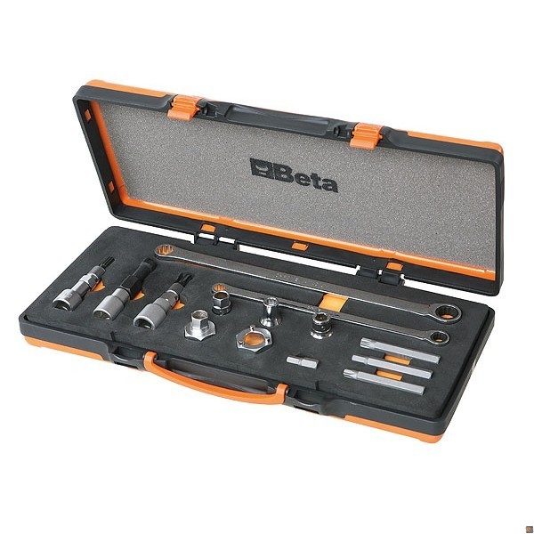 ASSORTIMENTO DI 14 UTENSILI PER LE PULEGGE LIBERE DEGLI ALTERNATORI