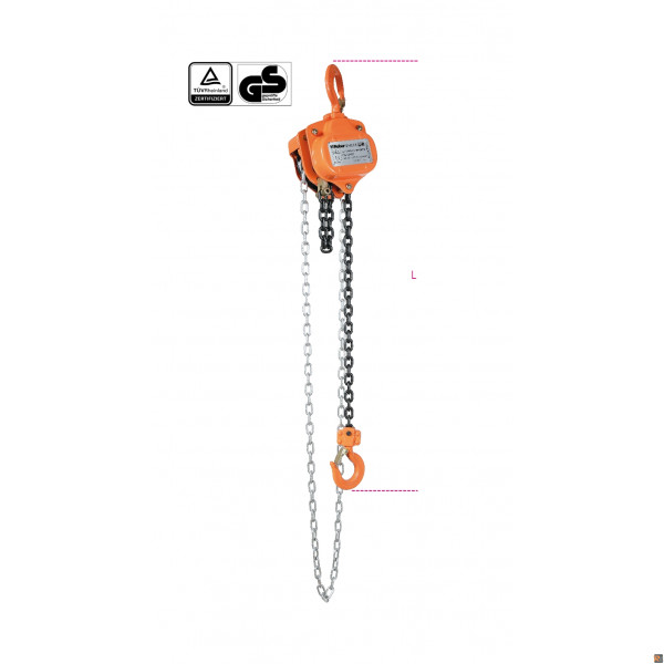 8143MT6 0,5 PARANCHI A CATENA EN13157 0,5T X 6MT BETA UTENSILI 081430105