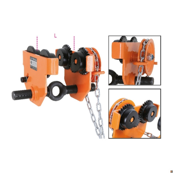 Carrello di traslazione a catena per paranchi manuali 8147C