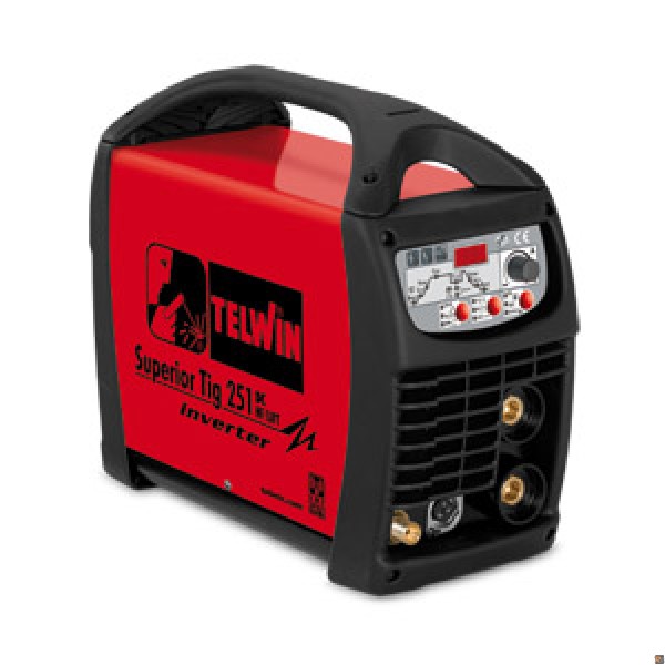 SALDATRICE TELWIN SUPERIOR TIG 251 DC-HF/LIFT VRD 400V cod. 816029