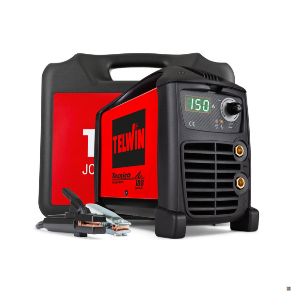 Saldatrice inverter ad elettrodo MMA e TIG in corrente continua (DC) con innesco a striscio. Flessibilità di impiego con i più svariati tipi di elettrodi: rutili, basici, inox, ghisa, ecc. Raccomandato per motogeneratori, il modello garantisce alte pres