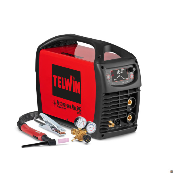 SALDATRICE TECHNOLOGY TIG 202 AC/DC + ACC. TELWIN 816244