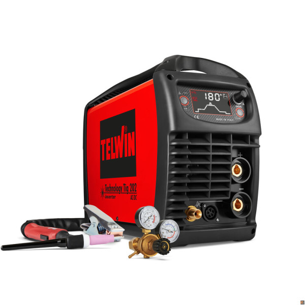 SALDATRICE TECHNOLOGY TIG 202 AC/DC + ACC. TELWIN 816244