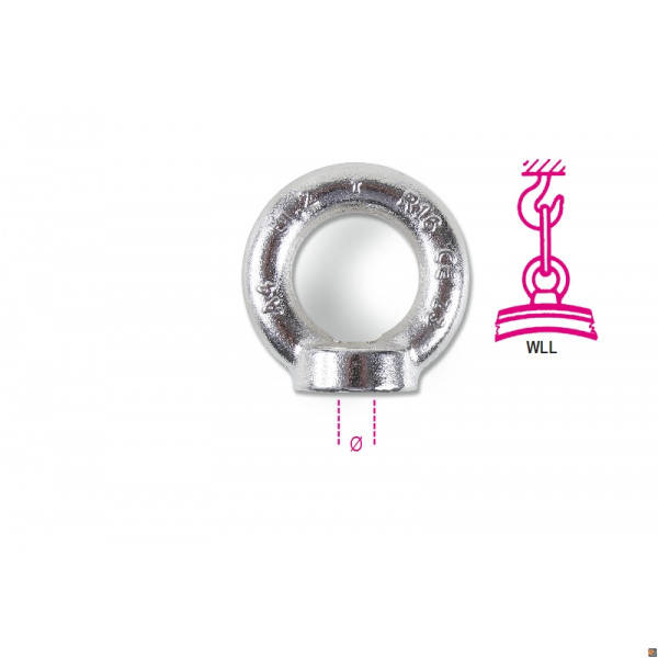 8242F M6 GOLFARI SOLL.FEMMINA FORGIATI INOX F M6