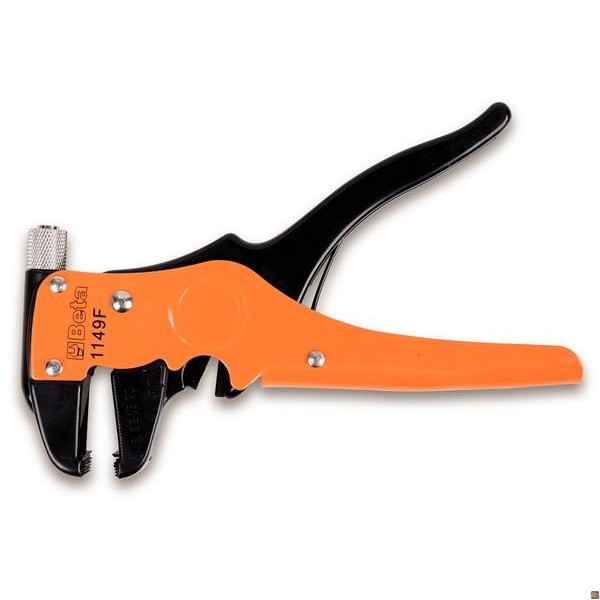PINZA SPELLAFILI FRONTALE AUTOREGOLABILE CON DISPOSTIVO DI TAGLIO