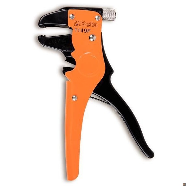 PINZA SPELLAFILI FRONTALE AUTOREGOLABILE CON DISPOSTIVO DI TAGLIO
